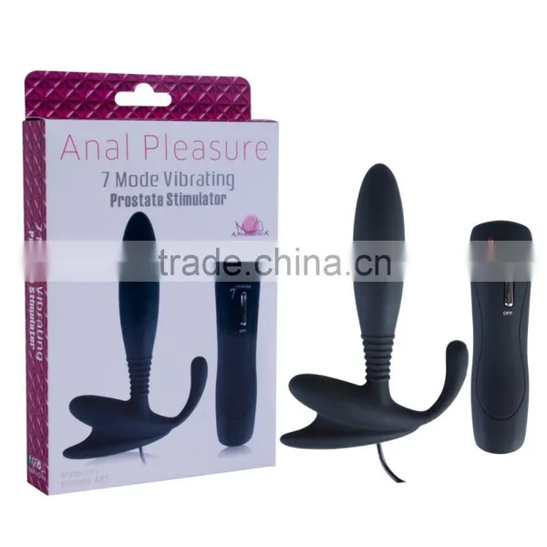 Full Silicone Anal Pleasure Stimulator Sex Toy for Man photo-3