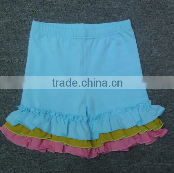 2015 Adorable USA Kids 100%Cotton Ruffle Pants Continuous Fashion photo-5