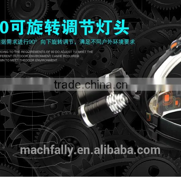 Hotsale 3t6 Headlamp High Power 18650 Powered Rechargeable Led Headlight For Outdoor Sports photo-3