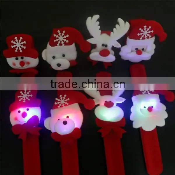 New Year Kids Christmas Bracelet Slap Led Christmas Bracelet Event photo-2