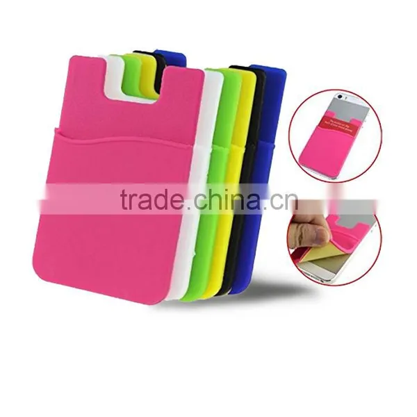 3M Sticker Adhesive Personalized Silicone Key Card Holder Wallet Supplier photo-3