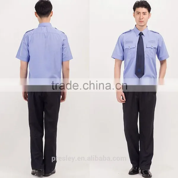High Quality Polyester Cotton Blending Shirt Design Public Security Guard Uniform photo-4