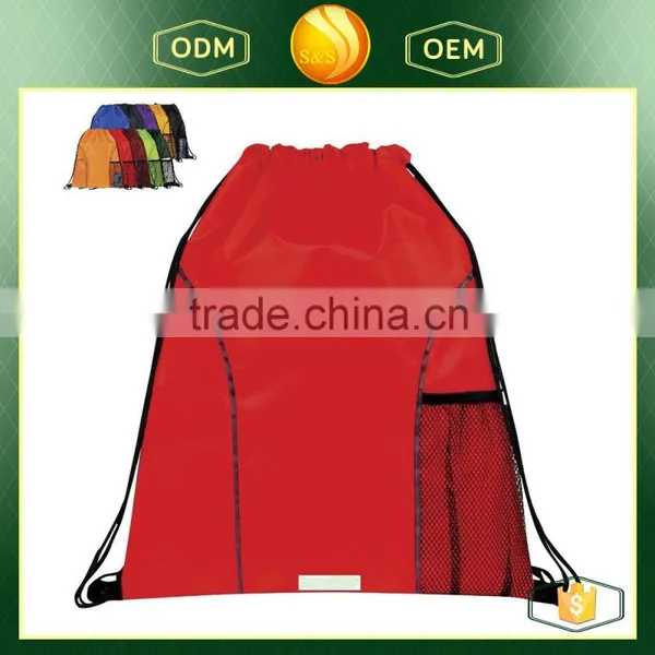 Foldablel Nylon Large Capacity Water Resistant Drawsting Backpack photo-5