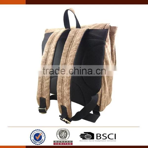 Vintage Style Unisex Korean Fashion Casual Laptop Backpack photo-5
