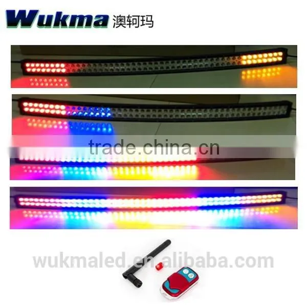 2015 New 50'' Led Strobe Light Bar! Curved 288w Offroad Led Bar, Remote Control RGB Flashing Bar Light for 4wd,suv,car,jeep photo-4