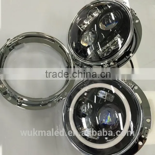 2015 Newest Emark 7inch Round High/low Beam Headlight for Jeep Wrangler CJ TJ JK Harley Hummer Landrover photo-6
