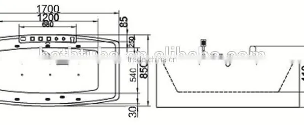 New Model Massage Bathtub,sex-bathtub,bathtub Modern With CUPC photo-3