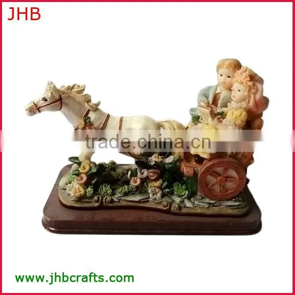 2014 New Resin Horse Carriage for Wedding Souvenirs photo-2