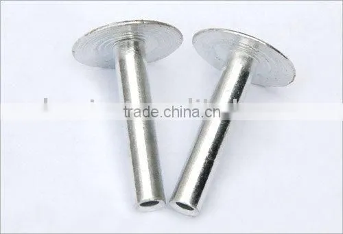 Semi-tubular Rivets