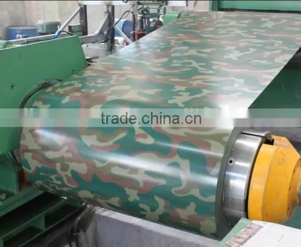 China Top Ten Selling New Camouflage Pattern Constructions PPGI 0.1mm-0.8mm Thickness Zinc Coated Steel Coils/Plates photo-2