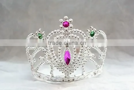 9cm Highx12cm Diameter Metallic Plastic Tiaras Angel Tiaras and Crowns photo-3