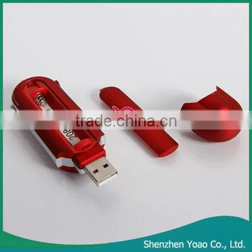 USB2.0 LCD 16GB MP3 Player With Voice Recorder Function Red photo-2