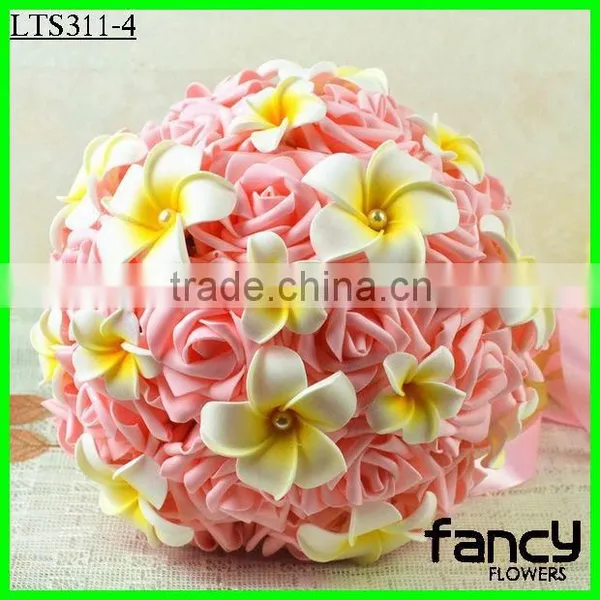 Artificial Rose and Plumeria Foam Flowers