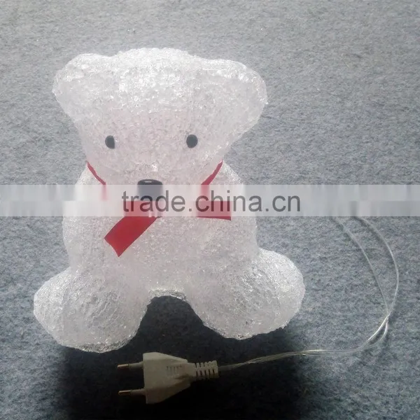 2016 New Outdoor Led Light Led Acrylic Polar Bear Motif Light Christmas Decoration photo-4