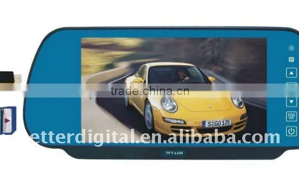 Bluetooth Rearview Mirror Handsfree Car Kit