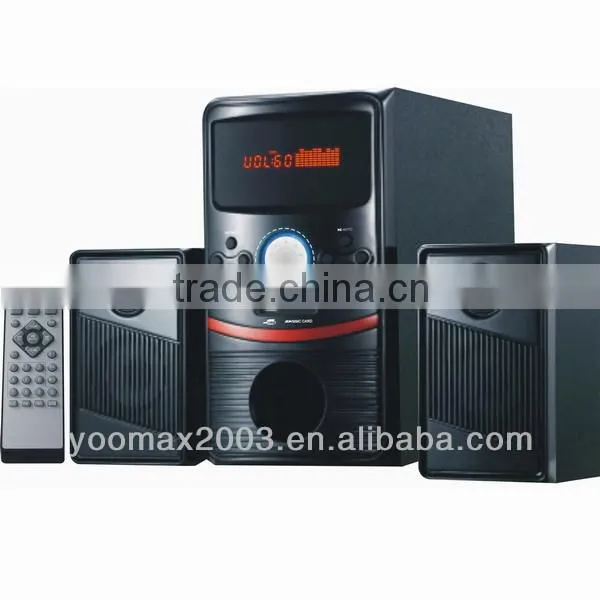 2.1 Active Speakers, Yoomax 2.1 Speaker With SD/USB/FM and Remote (YX-338)
