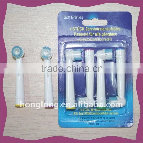 @4pcs Brush Head in 1 Pack, Compatiable Toothbrush Head