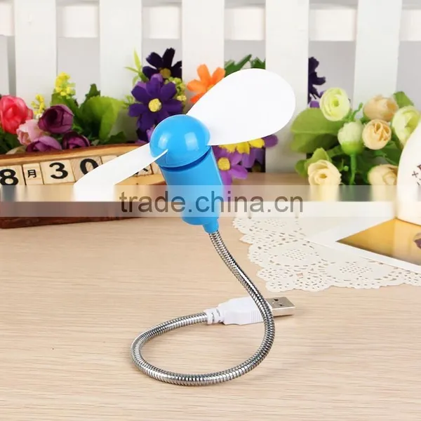 Promotional Gift Hot Sale Mini USB Fan for Computer or Power Mobile Power Supply photo-2