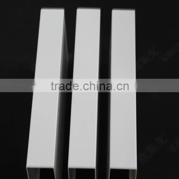 ISO Certificated U Aluminum Commercial Metal Frame Suspended Baffle Ceiling photo-5