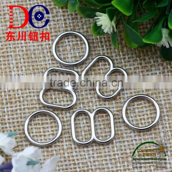 High Quality Slidproof Underwear Ligeries Buckles,Silver Bra Strap Hooks photo-3
