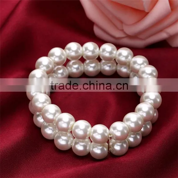 2016 New Design Bracelets Wholesale Latest Fashion Cheap Pearl Bracelet photo-2