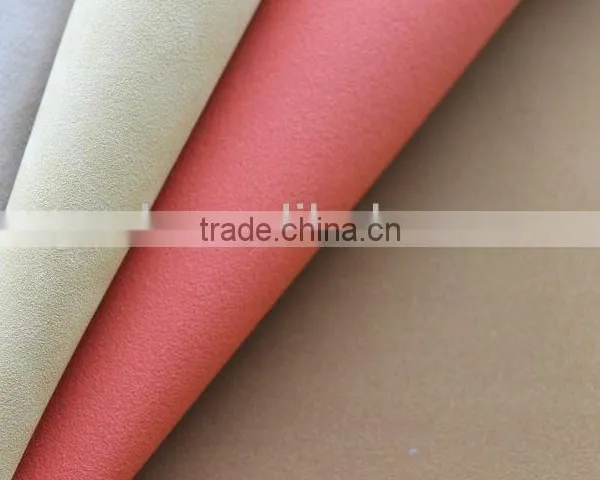 Synthetic Yanbuck PU Leather For Shoes