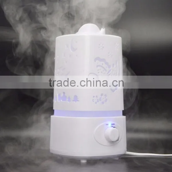 PP 1.5L Large Capacity Air Humidifier With LED Light Air Ionizer Aroma Diffuser photo-2