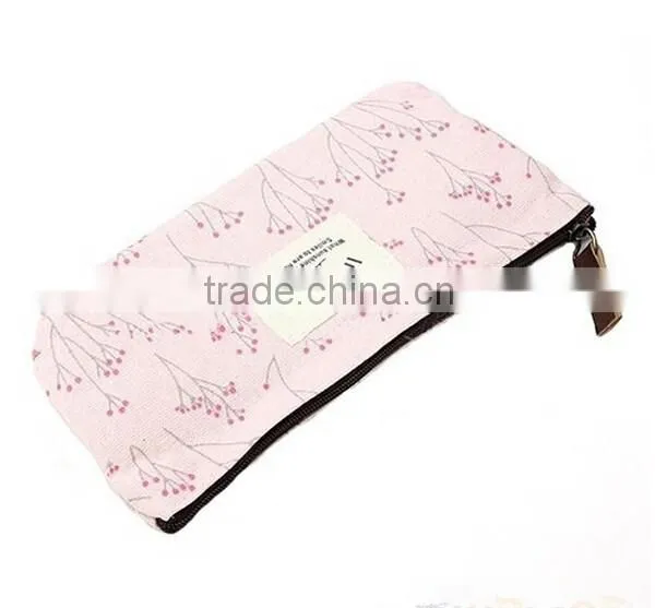 New Flower Floral Pencil Pen Case /Cosmetic Makeup For Wholesale photo-4