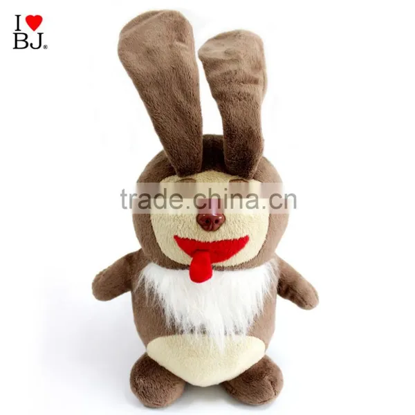 High Quality Customized Plush Toys Stuffed Brown Rabbit
