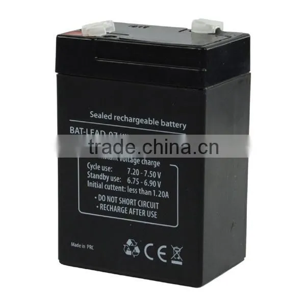 Sealed Rechargeable Lead Acid Battery 6v4ah