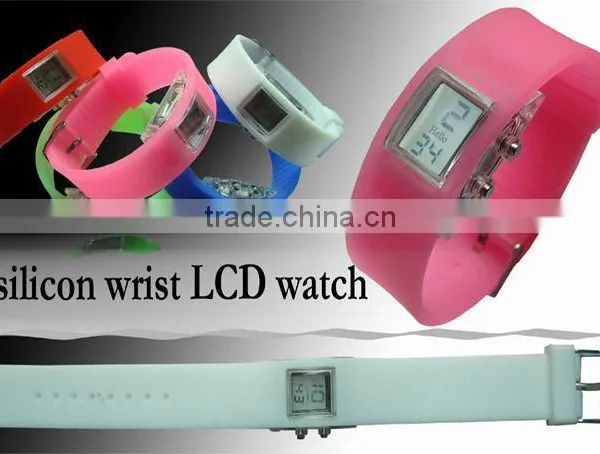silicon wirst led watch