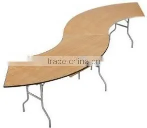 Outdoor Round Wooden Folding Table photo-4