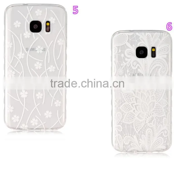 Painted Colored TPU Cover for Samsung Galaxy S7 Edge S7 Flowers Colorful Soft Tpu Case photo-5