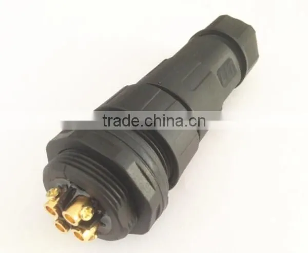 4 Pole Waterproof Connector Male Socket With Female Plug Cable to Board Connector photo-2