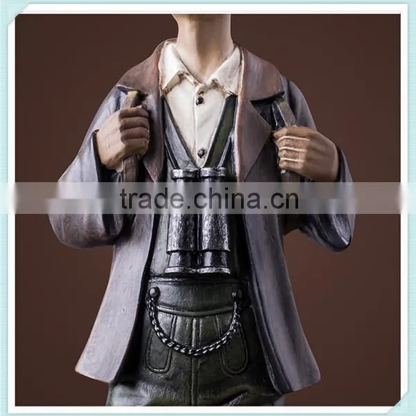 Resin Gentleman Deer Figrine Gentleman Deer Sculpture photo-4