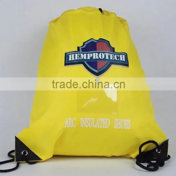 Reusable Printed Drawstring Backpacks Customized photo-2