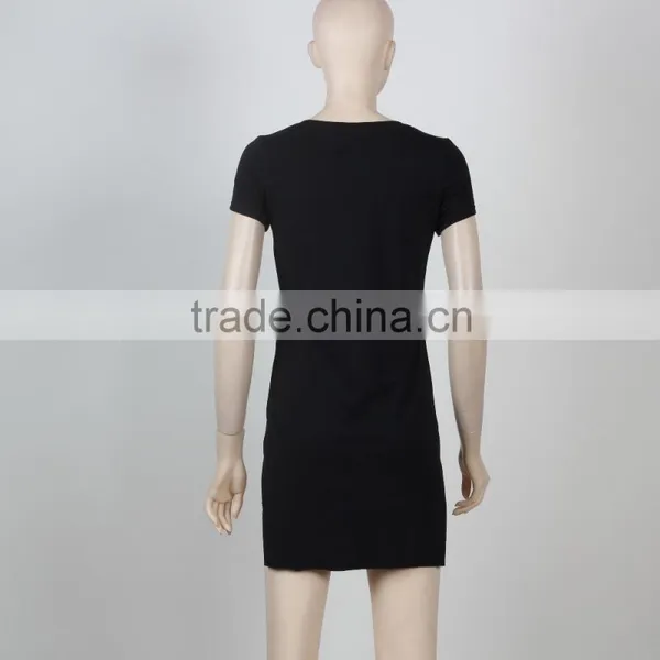 T-shirt School Dress Sex School Girl Uniform Short Sleeve Cotton Chiffon Fabric Fluqi Apparel photo-3