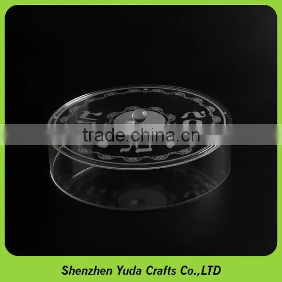 Promotional High Quality Plexiglass Display Case Acryl Dustproof Round Box photo-2