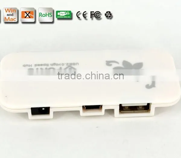 Hot Selling! Portable Slim Shape Low Cost USB2.0 Hub High Speed 4 Ports USB Hub for PC and Laptop photo-6