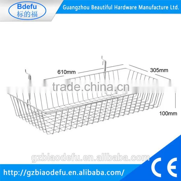 Chrome Wire Basket for Grid Mesh Panels photo-2