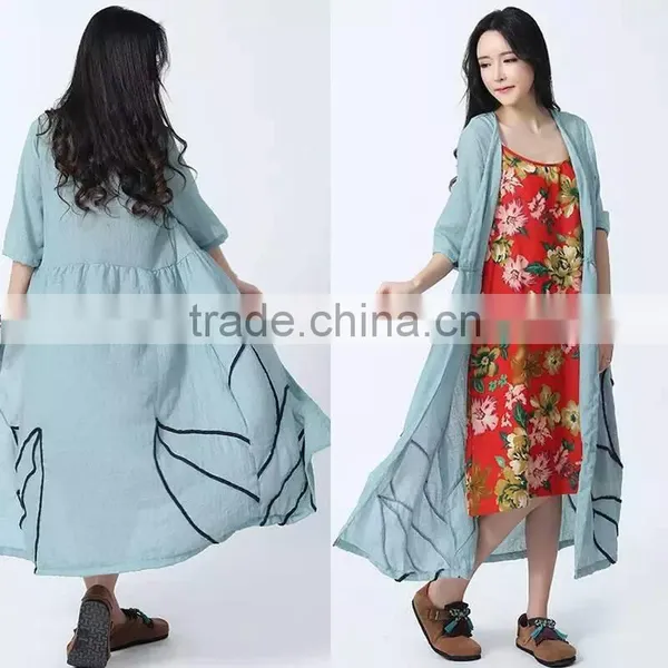 Dress Linen Fashion Dress