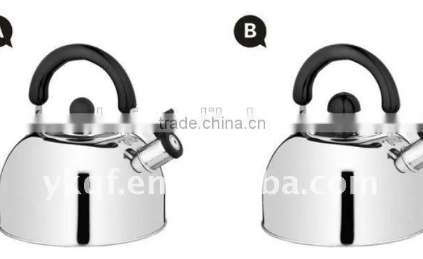 Stainless Steel Whistling Kettle With Mushroom Knob photo-3