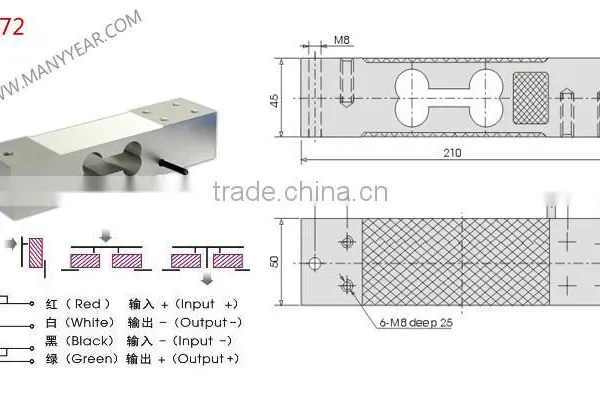 Electronic Pricing Scale Load Cell , Postal Scale Load Cell photo-2
