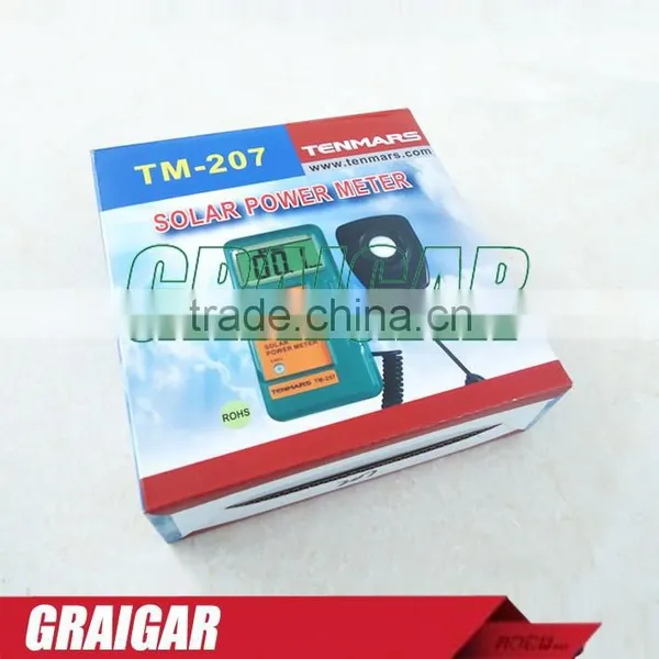 TM-207 Solar Power Meter, With1.5M Remove Sensor With 3 1/2 Digits LCD Display With Maximum Reading of 2000 photo-6