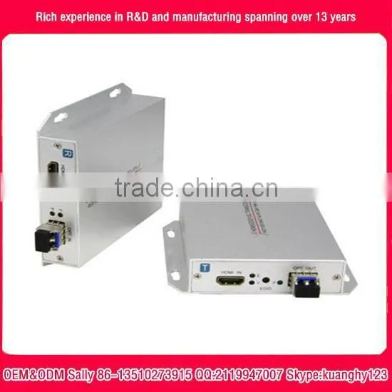 1 Channel HDMI Over Optical Fiber Transmitter and Receiver Set photo-4