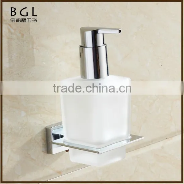 20738A Square Design Wall-mounted Zinc Alloy Soap Dispenser Bathroom Accessories photo-3
