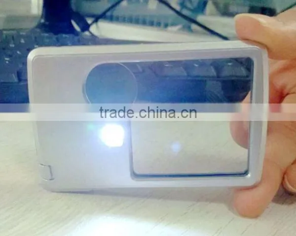 Credit Card Sized Magnifier ,H0T047 Magnifier Lamp Led Light Head Magnifying Glass photo-6