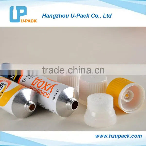 Aluminum Collapsible Tube With Sponge Applicator Shoe Polish Tube Storage photo-5