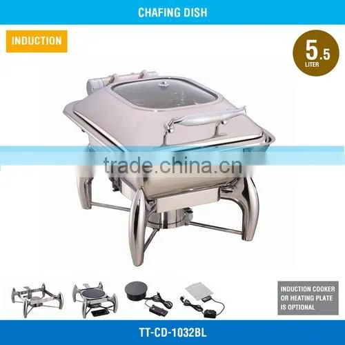 2017 New Model Commerical Glass Cover Indian Chafing Dish photo-3
