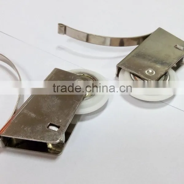 High Quality Steel and Plastic Wardrobe Sliding Door Fittings Max Door Weight 40kg photo-5